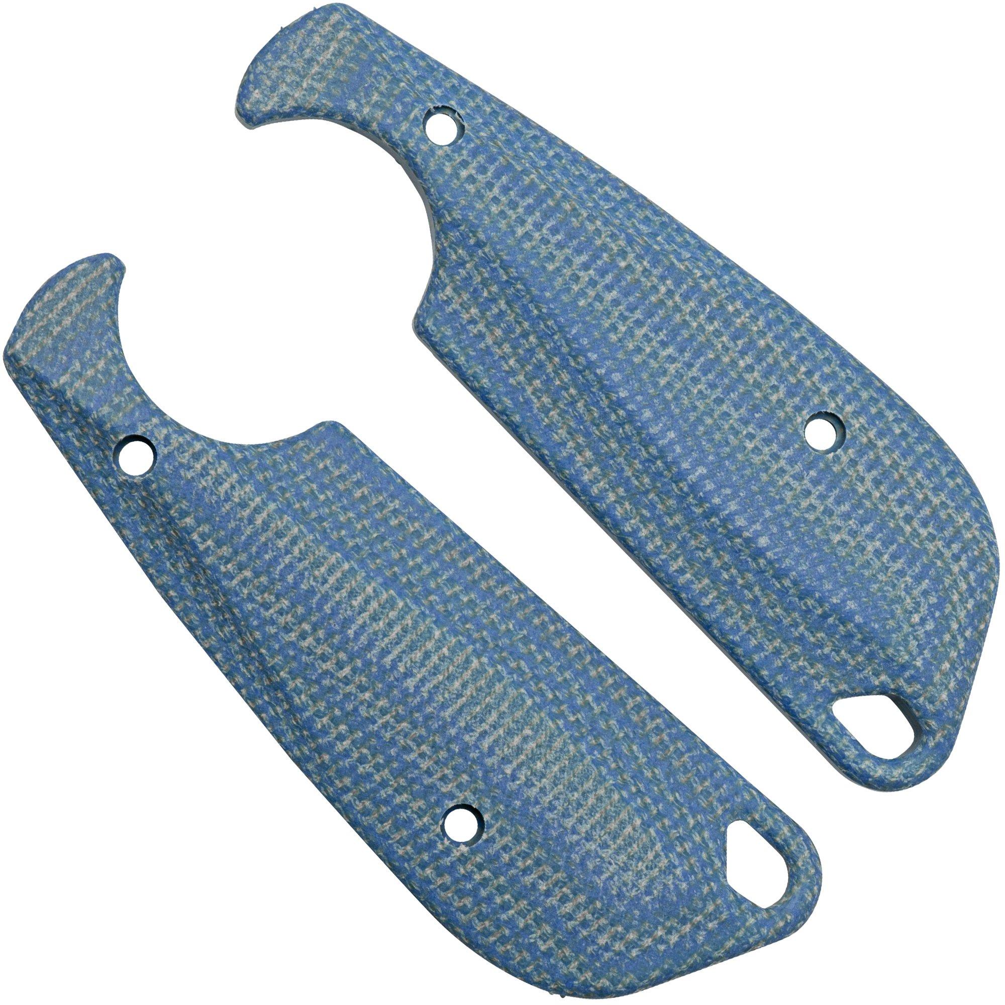 Okładziny Flytanium CRKT Minimalist Flex FLY-1100BL Blue Micarta Scales