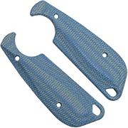 Flytanium CRKT Minimalist Flex FLY-1100BL Blue Micarta Scales