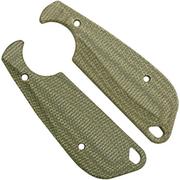 Flytanium CRKT Minimalist Flex FLY-1101 Green Micarta Scales