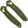 Image pour Flytanium Benchmade 940 Osborne Handle Kit FLY-1171OD, OD Green G-10 Radar Scales, Titanium Hardware