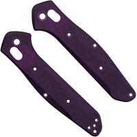 Afbeelding voor Flytanium Benchmade 940 Osborne Handle Kit FLY-1171PR Purple G-10 Radar Scales, Titanium Hardware