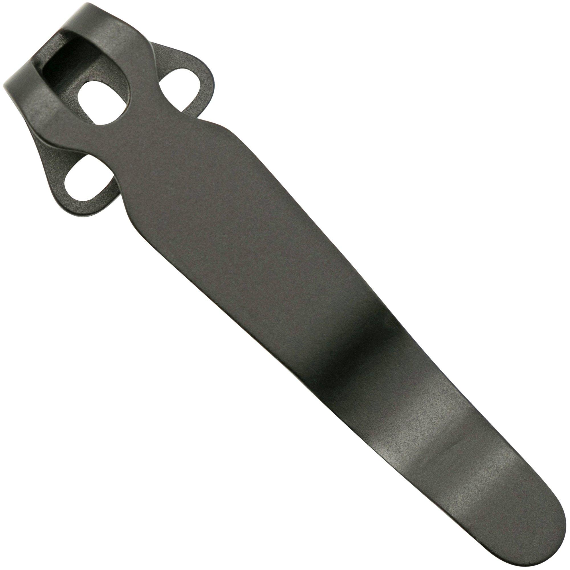 Klips do kieszeni Flytanium Universal Short Pocket Clip FLY-1250SBK Black DLC Titanium