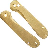 Bild für Flytanium Civivi Elementum Button Lock FLY-1258 Stonewashed Brass Scales, Griffschalen