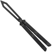 Afbeelding voor Flytanium Zenith Balisong Trainer 1261GGB Black, Gunmetal Gray Aluminum, vlindermes trainer