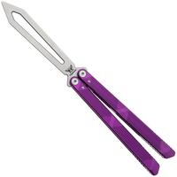 Afbeelding voor Flytanium Zenith Balisong Trainer 1261NPS Stonewashed, Nebula Purple Aluminum, vlindermes trainer