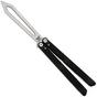 Image pour Flytanium Zenith Balisong Trainer 1261VBS Stonewashed, Void Black Aluminum, couteau papillon trainer