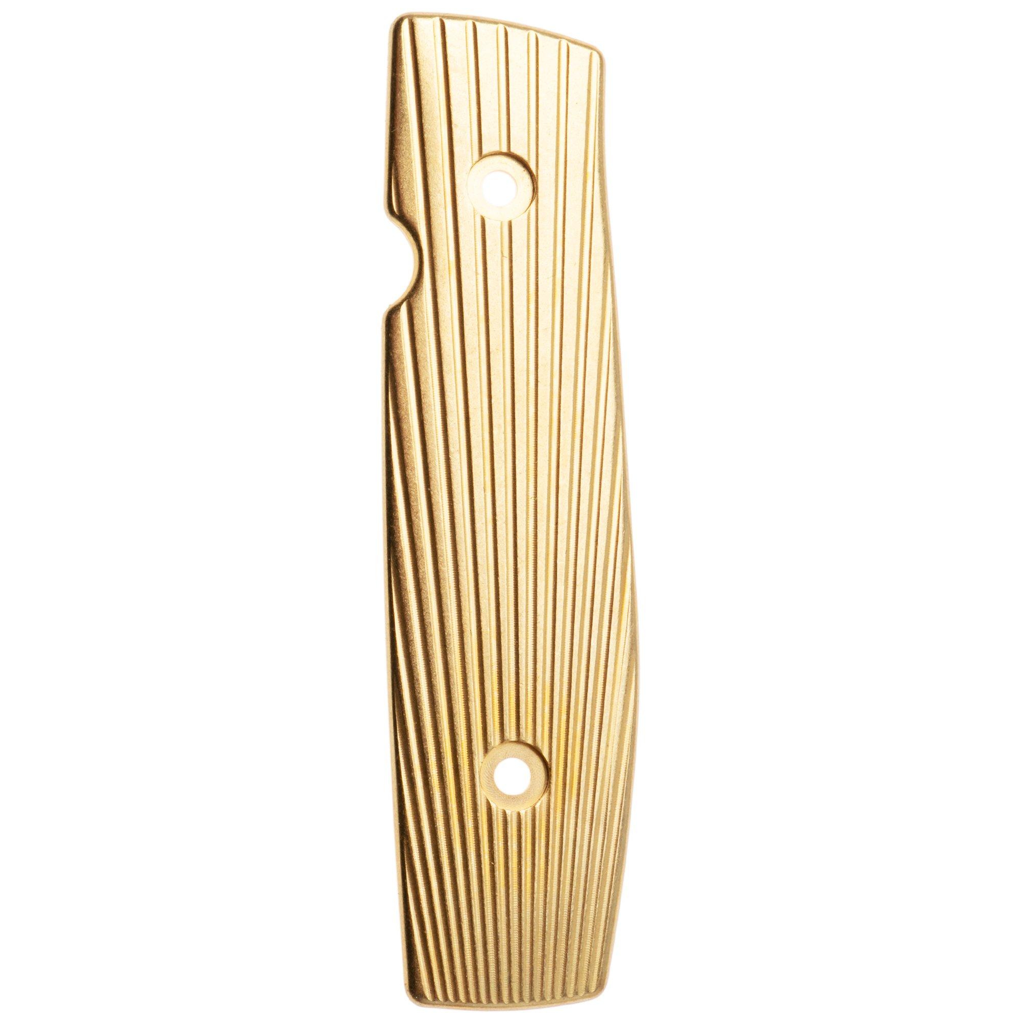 Flytanium Benchmade Bugout Modulator Inlay FLY-1321, Stonewashed Brass inlay