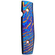 Bild für Flytanium Benchmade Bugout Modulator Inlay FLY-1338, Flamed Timascus Einlage