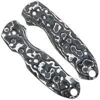 Afbeelding voor Flytanium Spyderco Para 3 Lotus Scales FLY1361WS White Storm Carbon Fiber, handgreepschalen