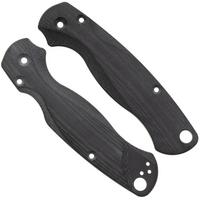 Afbeelding voor Flytanium Spyderco Paramilitary 2 Lotus Scales FLY1376PB Pitch Black G10, handgreepschalen