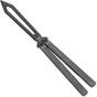 Obraz dla Nóż motylkowy treningowy Flytanium Zenith Trainer 2.0 1385GGB Black, Gunmetal Gray Aluminum