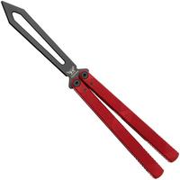 Imagen para Flytanium Zenith Trainer 2.0 1385LRB Black, Lava Red Aluminum, cuchillo mariposa