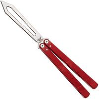 Imagen para Flytanium Zenith Trainer 2.0 1385LRS Stonewash, Lava Red Aluminum, cuchillo mariposa