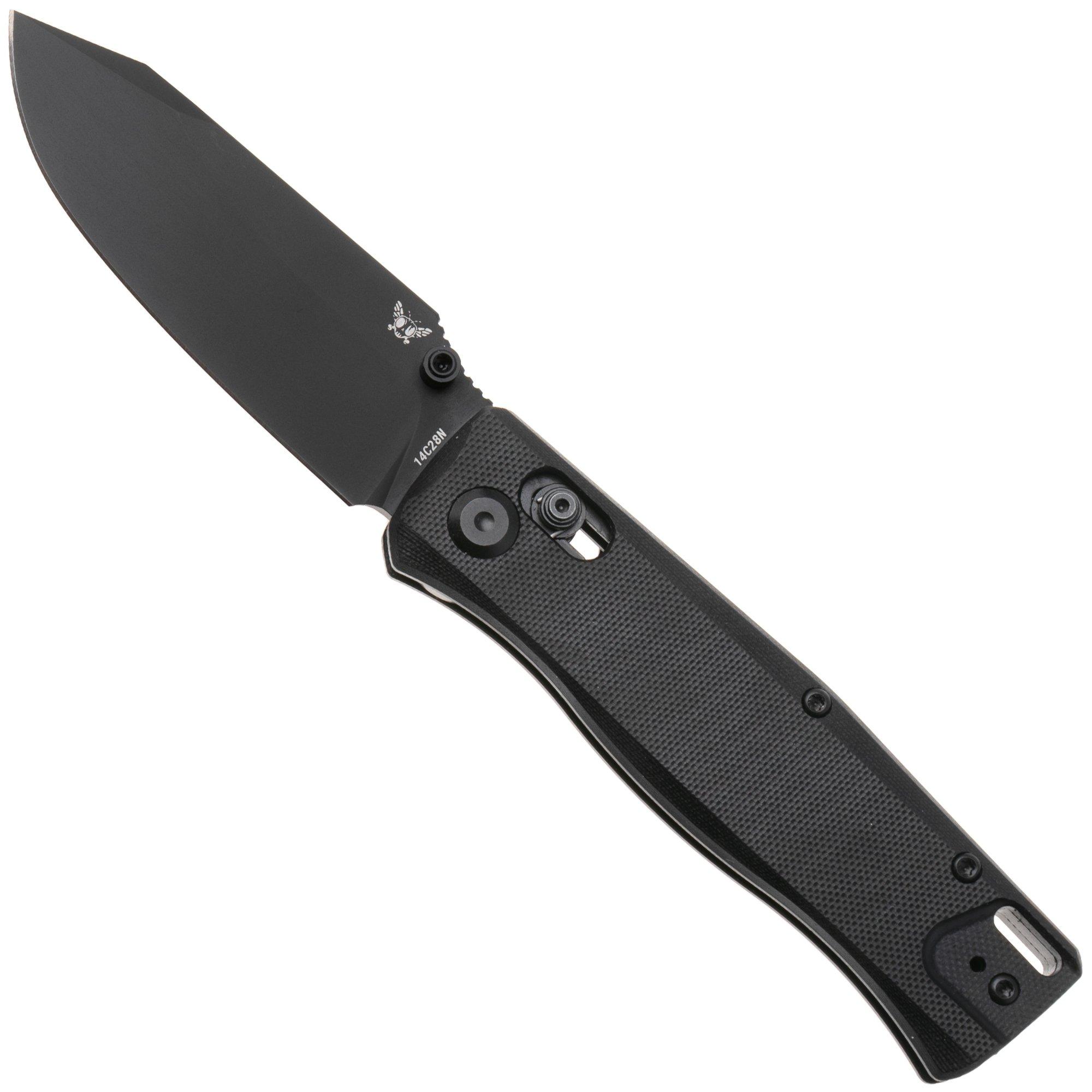 Flytanium Beef FLY-1386PBB, Black PVD 14C28N, Pitch Black G10 zakmes
