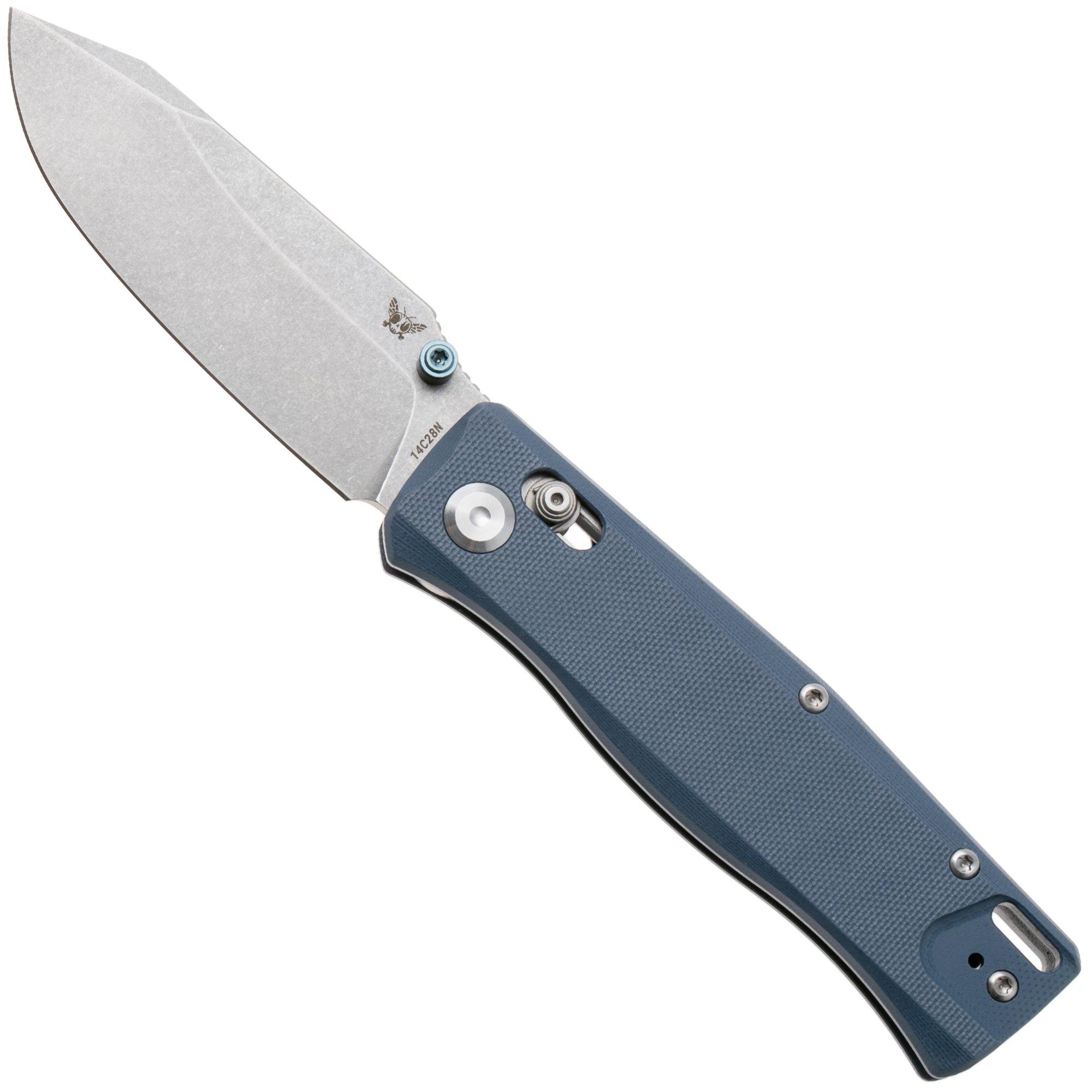 Nóż składany Flytanium Beef FLY-1386SBS, Stonewashed 14C28N, Slate Blue G10