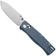 Afbeelding voor Flytanium Beef FLY-1386SBS, Stonewashed 14C28N, Slate Blue G10, zakmes