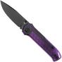 Image for Flytanium Arcade Lite FLY-1395PB, DLC AUS-10A, Purple Polycarbonate, pocket knife