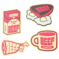 Afbeelding voor Flytanium BEEF Sticker Pack FLY-1403, vierdelige stickerset