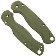 Obraz dla Okładziny Flytanium Spyderco Paramilitary 2 Loop Scales FLY-1406OD, Olive Drab Aluminum