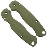 Obraz dla Okładziny Flytanium Spyderco Paramilitary 2 Loop Scales FLY-1406OD, Olive Drab Aluminum