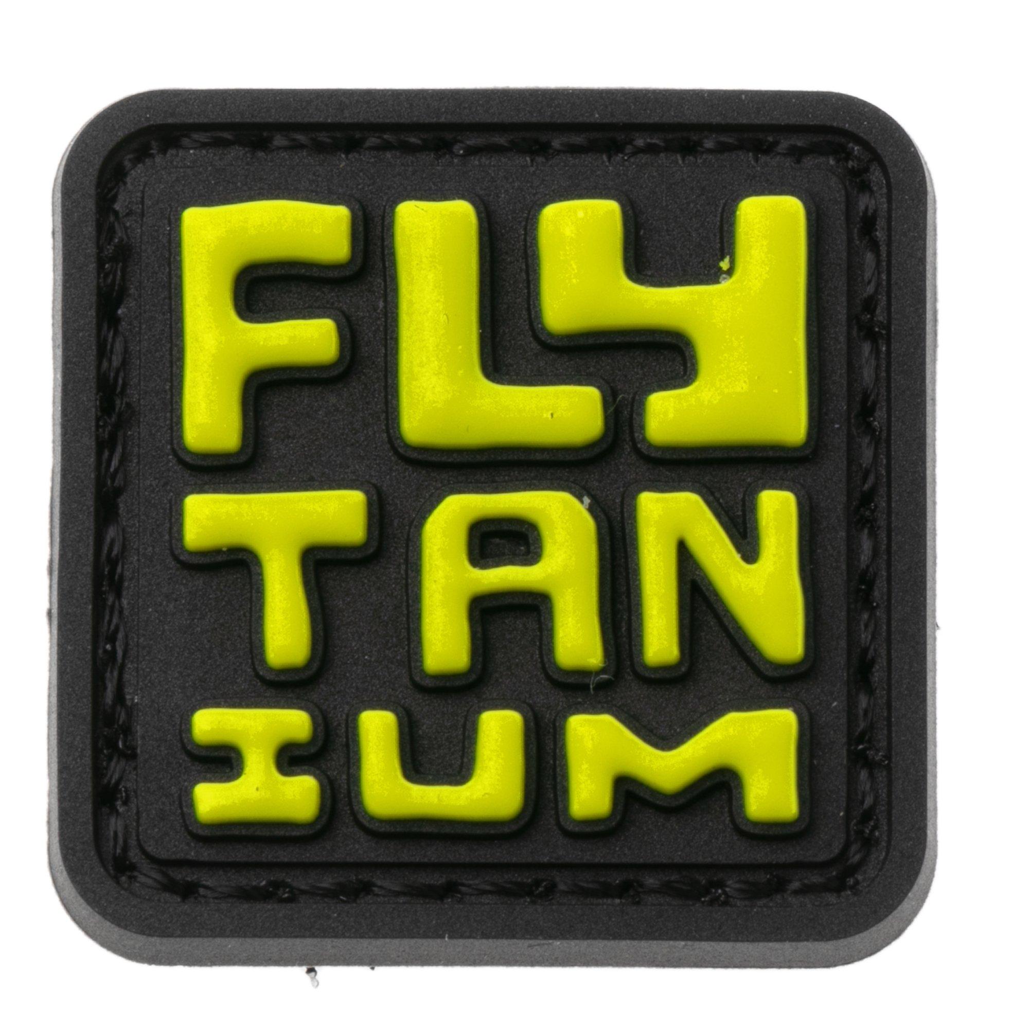 Flytanium Fly-tan-ium Ranger Eye PVC Patch, Black, FLY-1476B, Patch