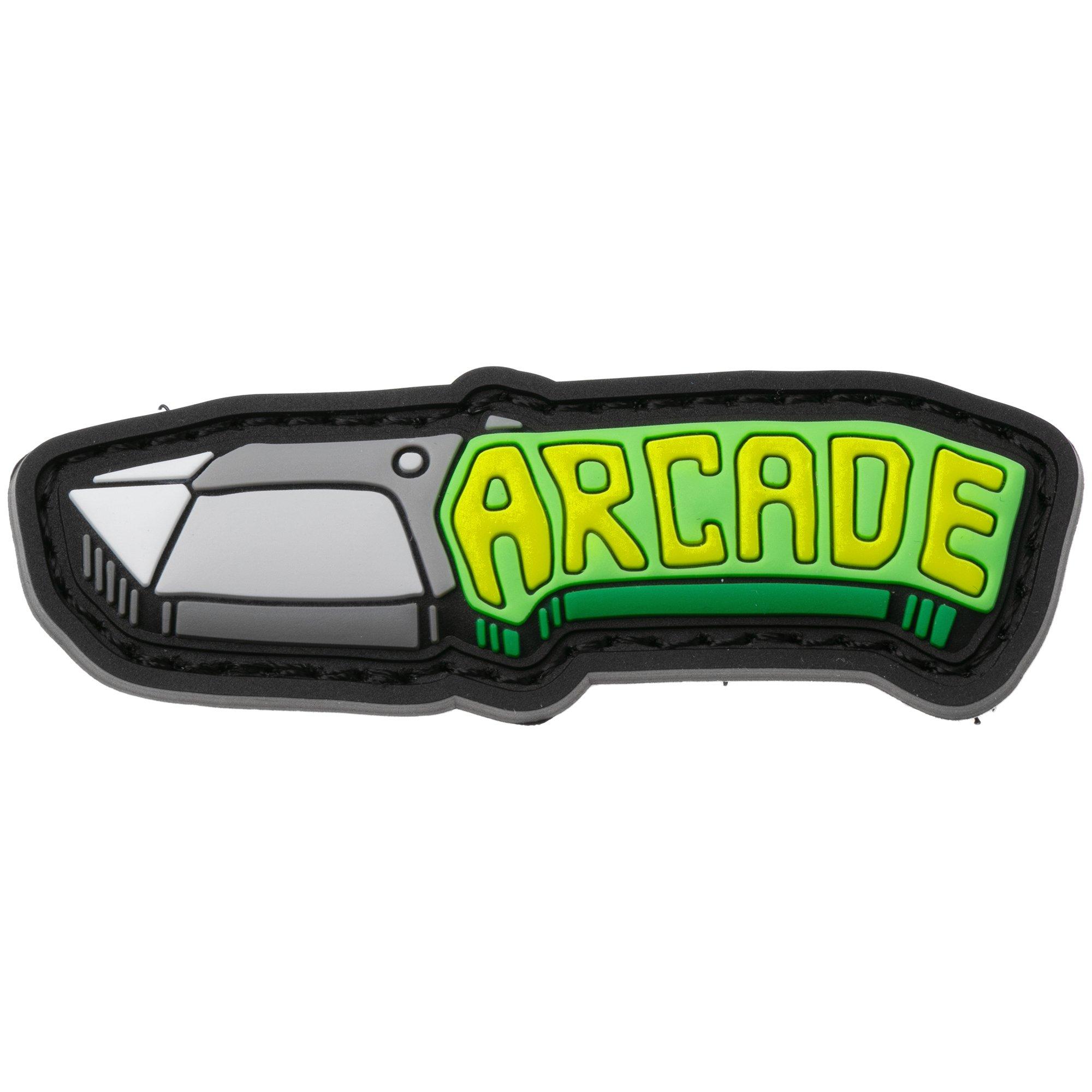 Flytanium Arcade Chibi Knife PVC Patch, FLY-1477, Patch