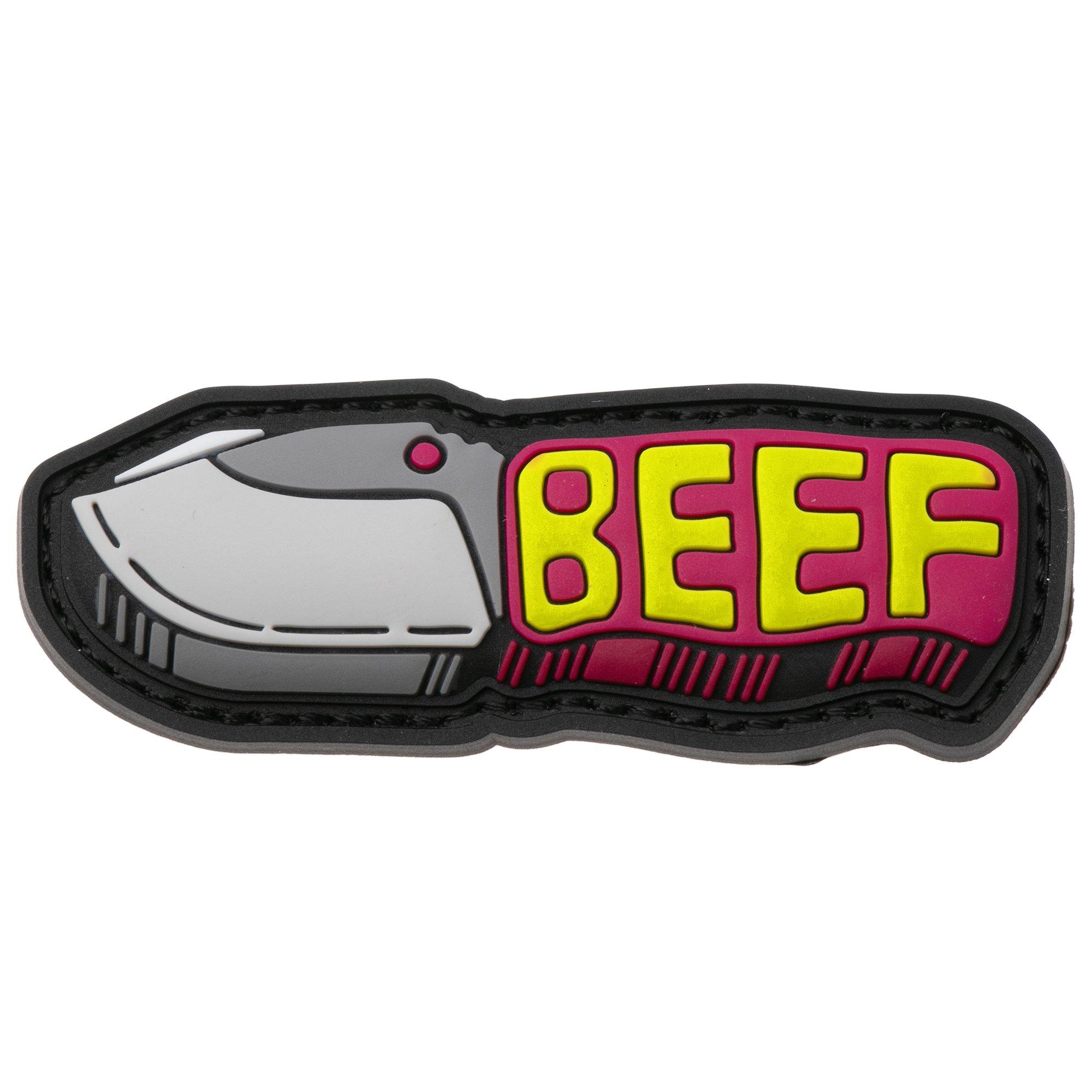 Flytanium BEEF Chibi Knife PVC Patch, FLY-1478, Patch