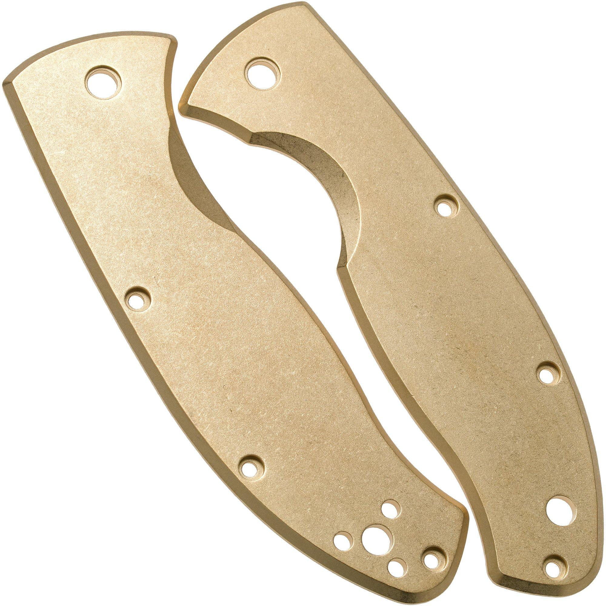 Flytanium Spyderco Tenacious Scales, Messing