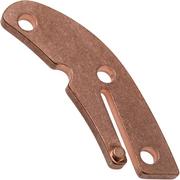 Flytanium Spyderco Delica 4 Backspacer, copper