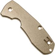 Flytanium Spyderco Techno 2 Scale, brass