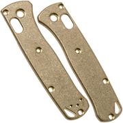  Flytanium Benchmade Mini-Bugout Scales, Brass
