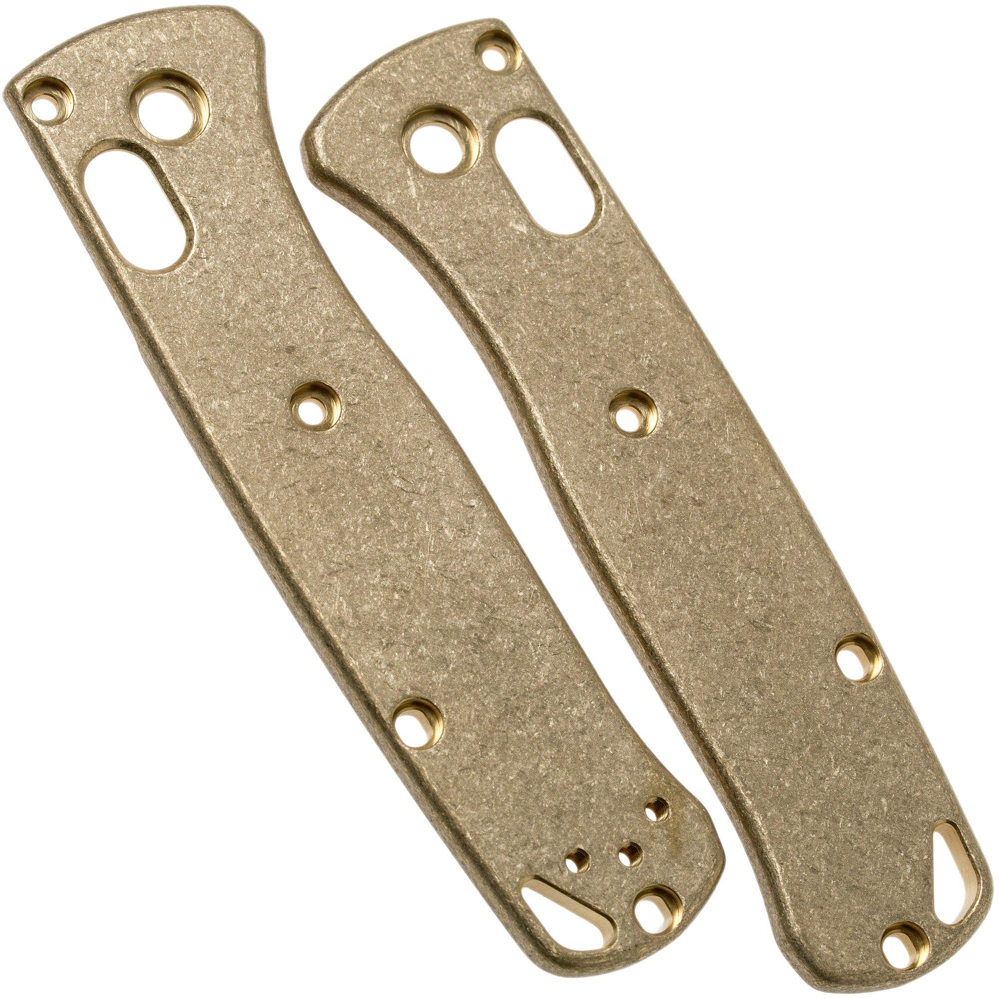 Okładziny Flytanium Benchmade Mini-Bugout Scales, Brass