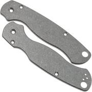 Flytanium Spyderco Paramilitary 2 scales, titane