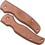  Flytanium Spyderco Shaman Scales, Copper