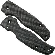 Flytanium Spyderco Shaman Scales, fibra de carbono