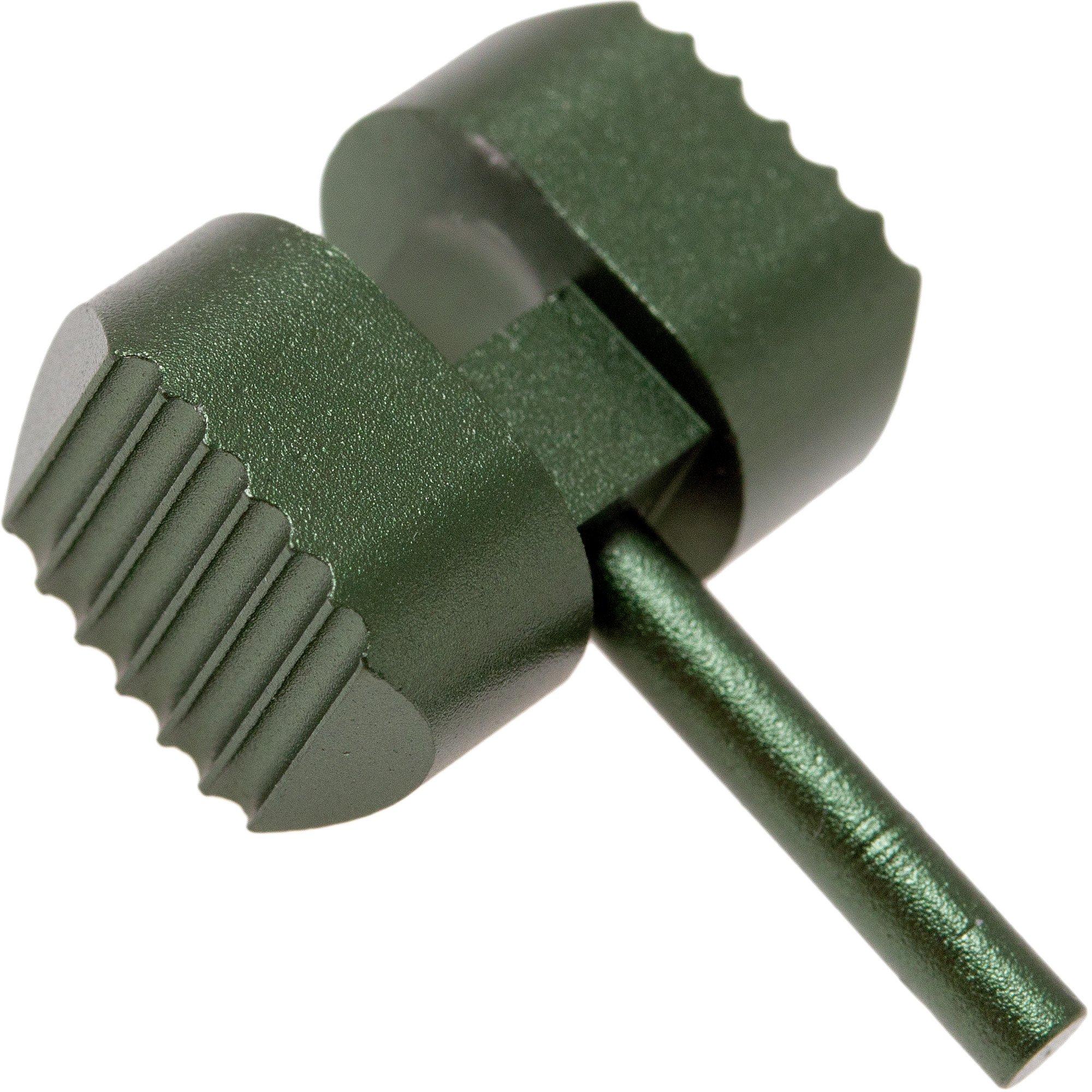 Część Flytanium Spyderco Manix 2 Ball Cage Lock, ciemno zielona, aluminium