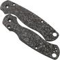Bild für Flytanium Spyderco Paramilitary 2 Lotus Scales, shredded carbonfiber, Griffschalen