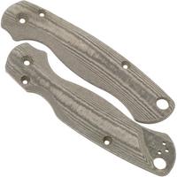 Bild für Flytanium Spyderco Paramilitary 2 Lotus Scales, Green Linen Micarta, Griffschalen