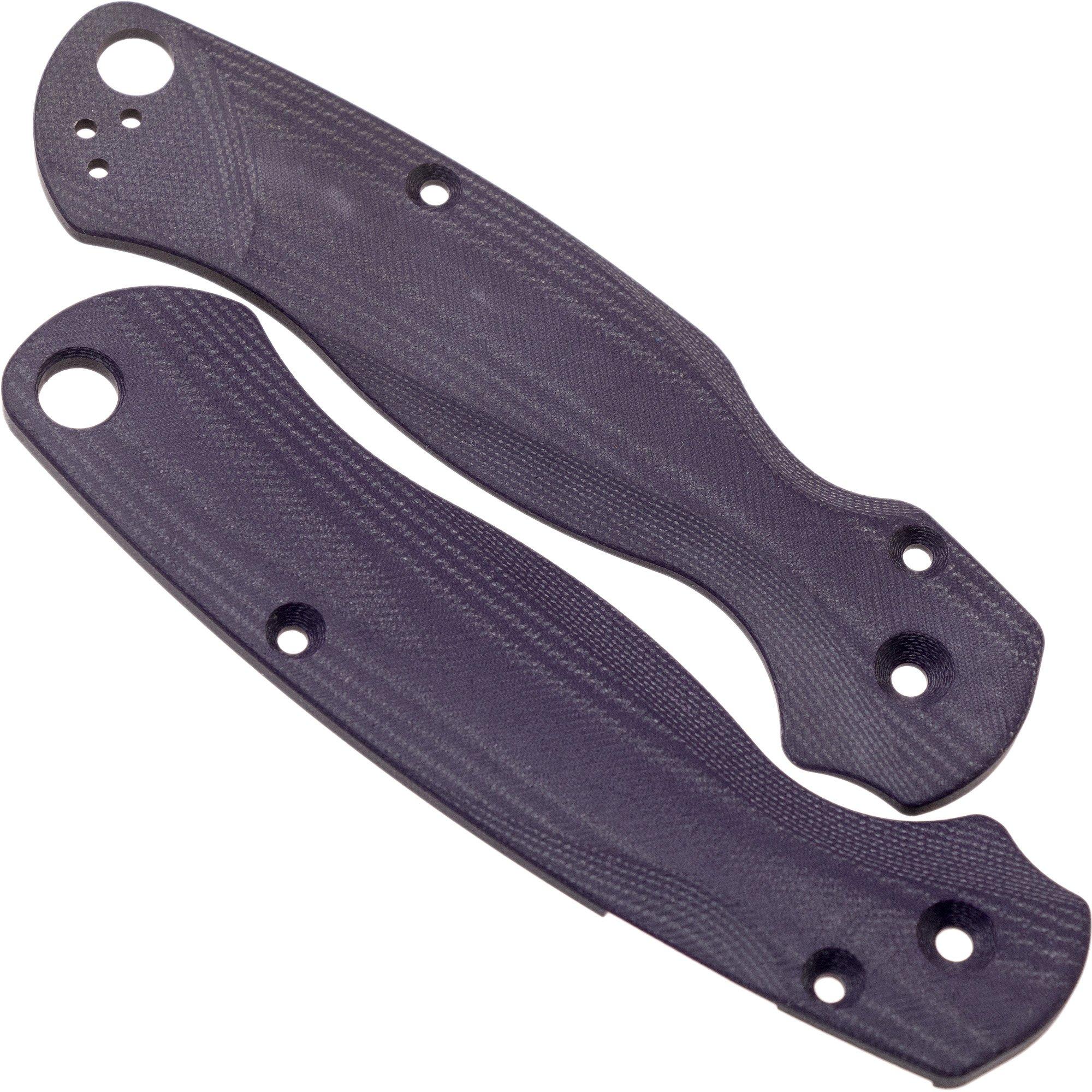 Okładziny Flytanium Spyderco Paramilitary 2 Lotus Scales, purple G10