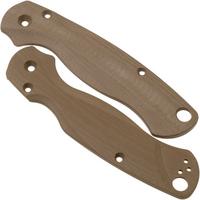 Afbeelding voor Flytanium Spyderco Paramilitary 2 Lotus Scales, earth brown G10