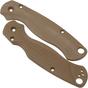 Obraz dla Okładziny Flytanium Spyderco Paramilitary 2 Lotus Scales, earth brown G10