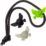 Flytanium Dead Fly Society Silicone Bead 3 Pack, negro, verde, brillo