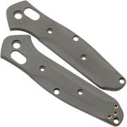 Flytanium Benchmade 945 Mini Osborne Scales, gray G10, Griffschalen