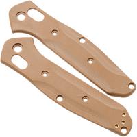 Image for Flytanium Benchmade 945 Mini Osborne Scales, earth brown G10