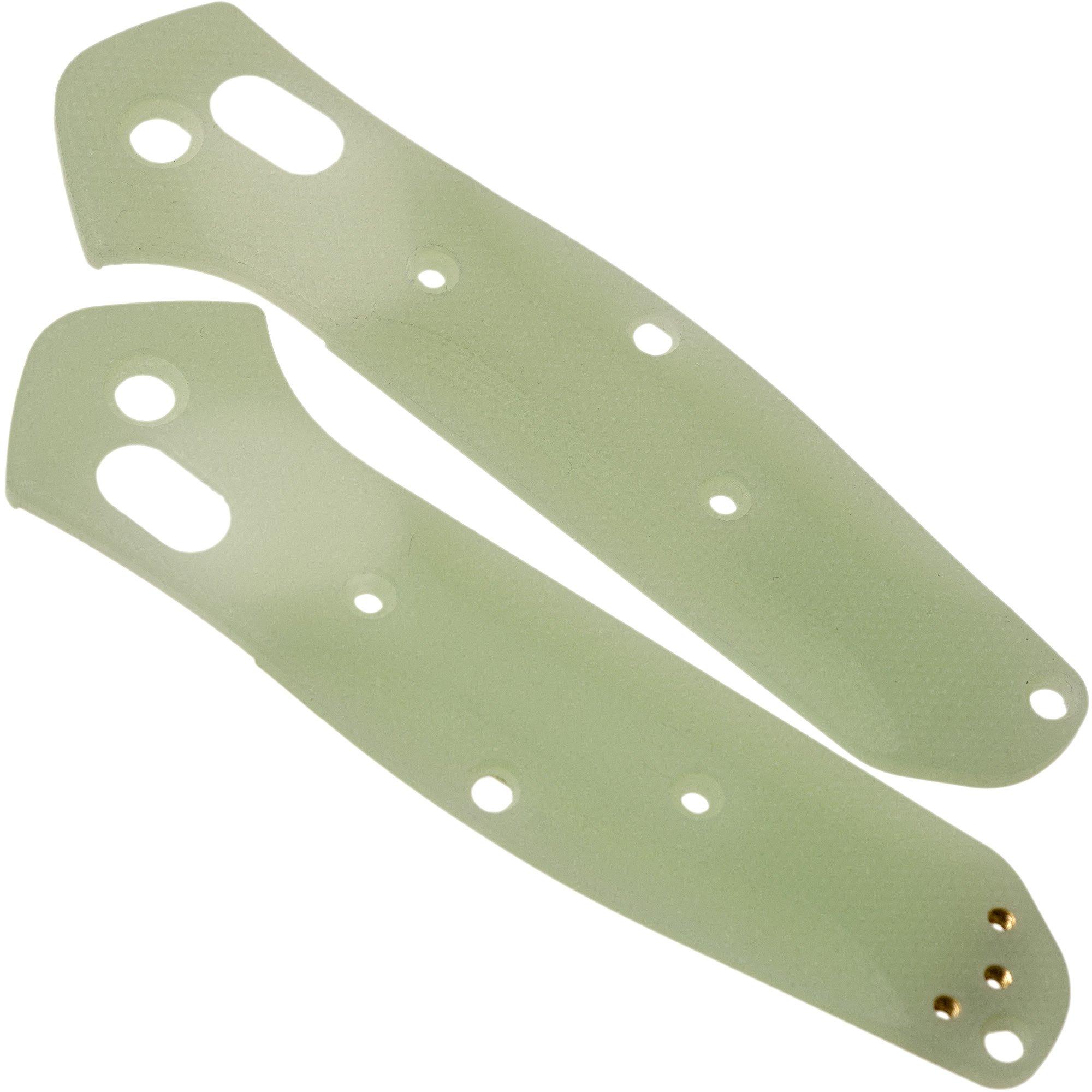 Okładziny Flytanium Benchmade 945 Mini Osborne Scales, jade G10