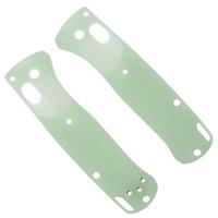 Image pour Flytanium Benchmade Mini Bugout Scales, Crossfade Jade G10