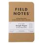 Image pour Field Notes Original Kraft FN-01 Graph 3-Pack, carnets de notes