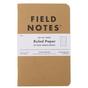 Bild für Field Notes Original Kraft FN-02 Ruled 3-Pack, Notizbuch, liniert, 3-teiliges Set