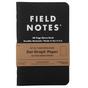 Bild für Field Notes Pitch Black Memo Book FN-33 Dot-Graph 3-Pack, Notizbuch, gepunktet, 3-teiliges Set