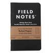 Field Notes Pitch Black Memo Book FN-34 Ruled 3-Pack, notitieboekjes